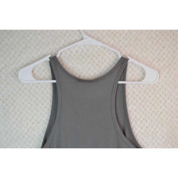 Free People Women's Medium Grey Tank Top - Picture 8 of 10